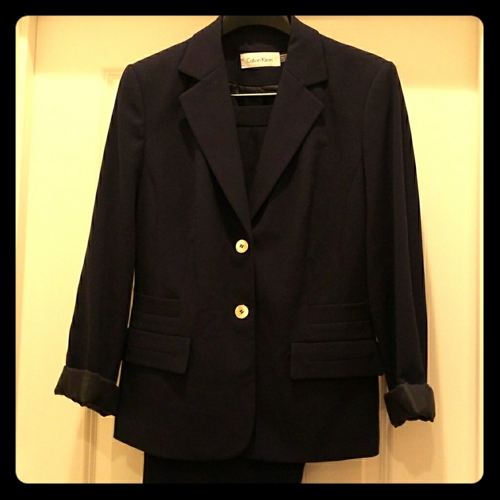2 piece Navy Blue Suit